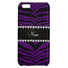 Personalise name purple tiger stripes