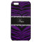 Personalise name purple tiger stripes