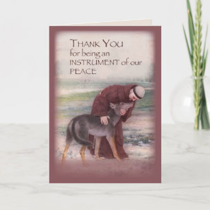 Personalise Name, Years, Thank You Sympathy Prayer Card