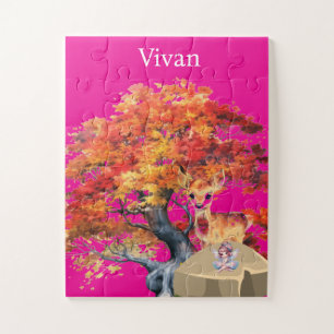 Personalise named Deer Jigsaw Puzzle
