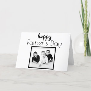 Personalise Names & Photo Template, Father's Day Holiday Card