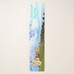 Personalise New Slains Castle –  Hay Clan Scarf<br><div class="desc">The Hay clan’s New Slains Castle overlooks the North Sea east of Cruden Bay in Scotland.It was the stronghold of the Hay Clan and residence of the chief, the Earl of Earrol, through many generations. Located in Aberdeenshire, this structure succeeded another nearby Hay castle, Old Slains. The powerful Hay family...</div>