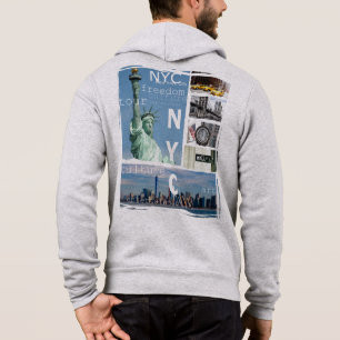 Personalise New York City Liberty Statue Nyc Hoodie