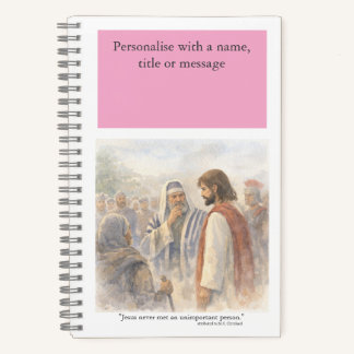 Personalise: No unimportant person Notebook