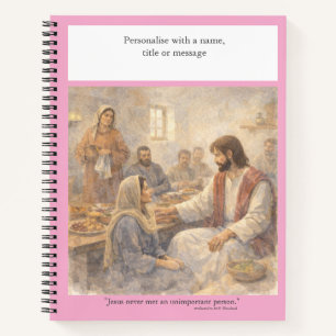 Personalise: No unimportant person Notebook