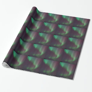 Personalise Northern-Lights Aurora Borealis Sky Wrapping Paper