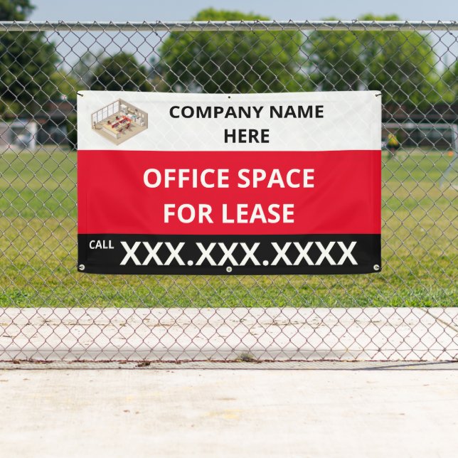 Personalise Office Space For Lease Large Banner (Insitu)