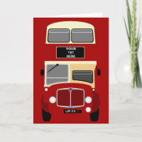 Personalise Old East Kent Double Decker Bus