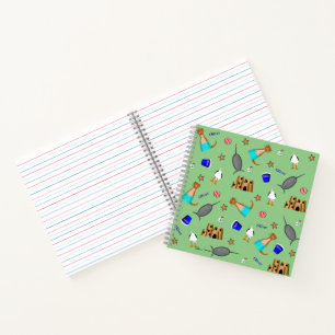 Personalise Oliver The Otter Summer Beach Notebook