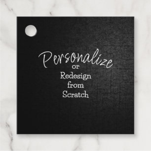 Personalise or Create from Scratch - Favour Tags