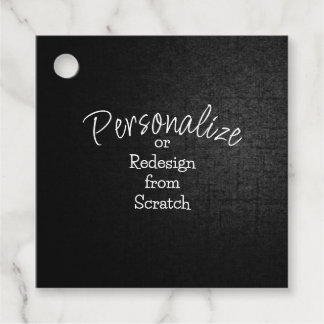 Personalise or Create from Scratch - Favour Tags