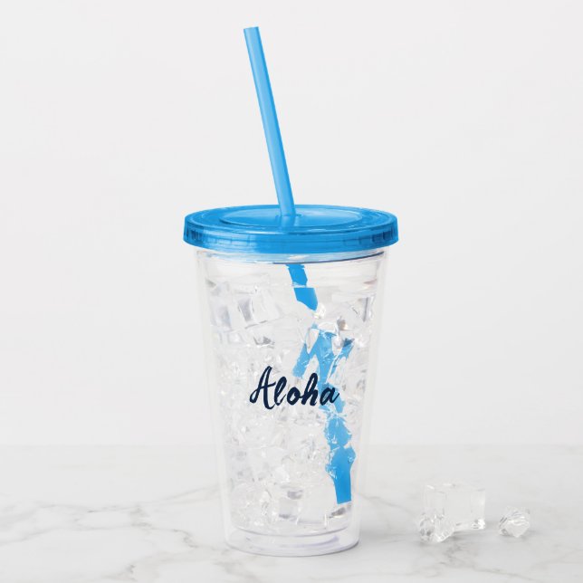 Personalise or Customise Acrylic Tumbler (Front Ice)