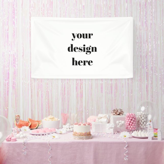 Personalise or Customise Banner (Party)