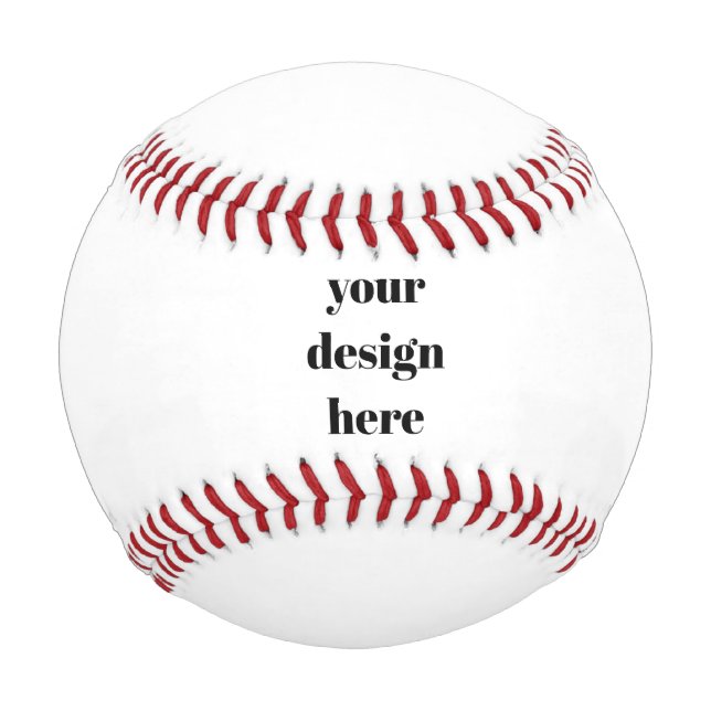 Personalise or Customise  Baseball (Front)
