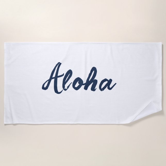 Personalise or Customise Beach Towel (Front)