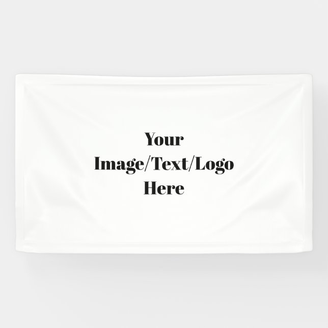 Personalise or Customise Blank Templates Banner (Horizontal)