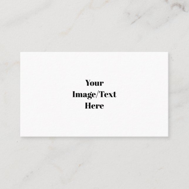 Personalise or Customise Blank Templates Business Card (Front)