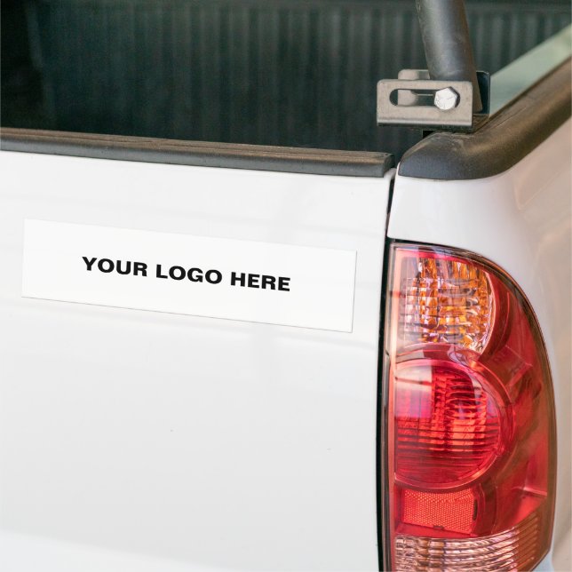 Personalise or Customise  Bumper Sticker (On Truck)