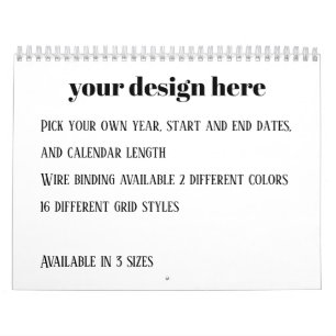 Personalise or Customise Calendar