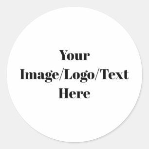 Personalise or Customise Classic Round Sticker