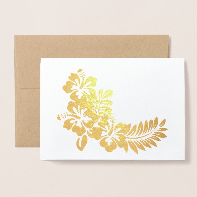 Personalise or Customise  Foil Card (Front With Envelope)
