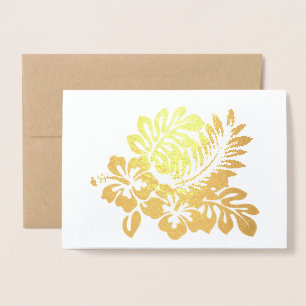 Personalise or Customise Foil Card
