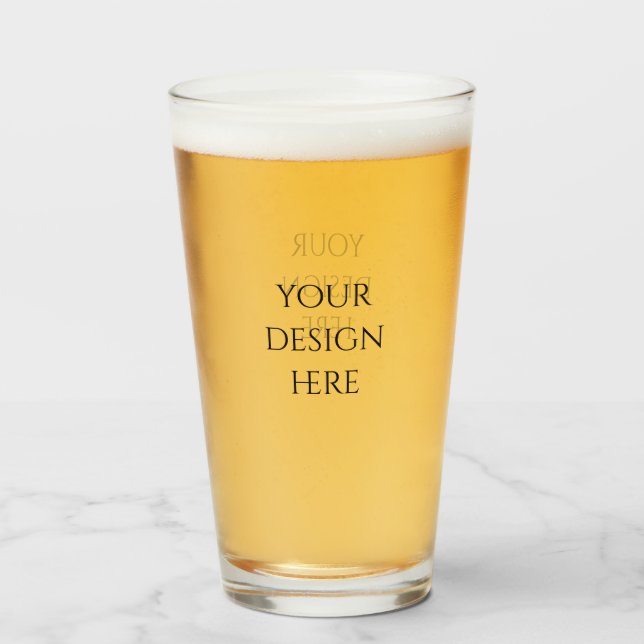 Personalise or Customise  Glass (Front Filled)