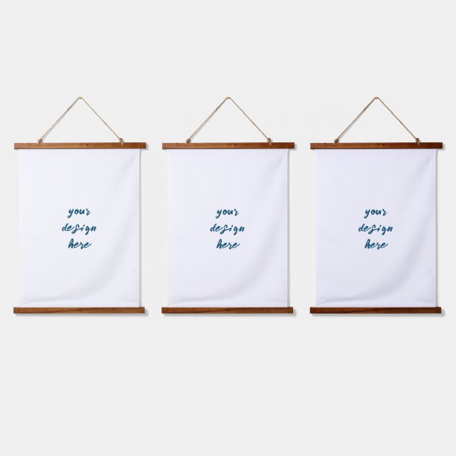 Personalise or Customise  Hanging Tapestry (Triple)