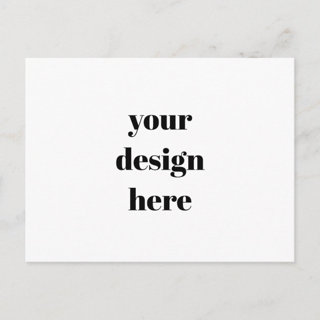 Personalise or Customise Holiday Postcard (Front)