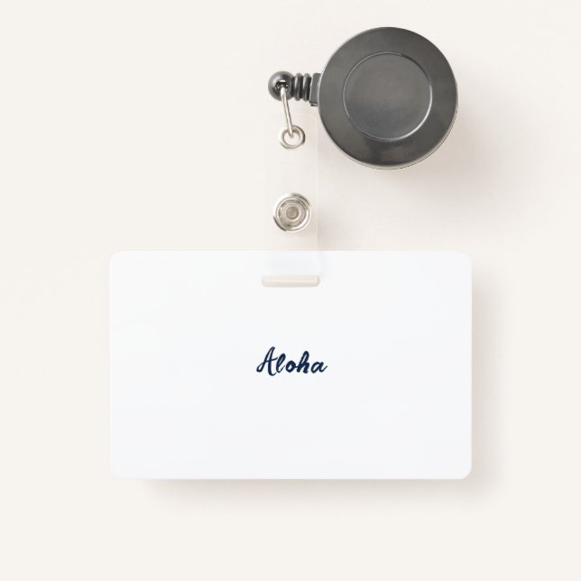 Personalise or Customise ID Badge (Front with Retractable)