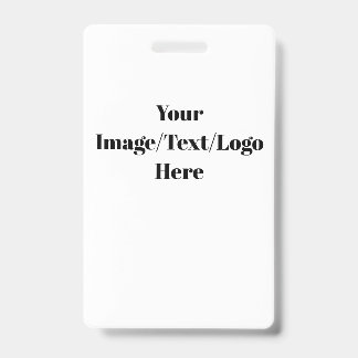 Personalise or Customise ID Badge