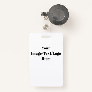 Personalise or Customise ID Badge
