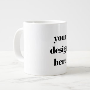 Personalise or Customise Large Coffee Mug