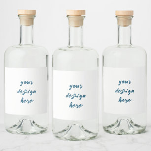 Personalise or Customise  Liquor Bottle Label