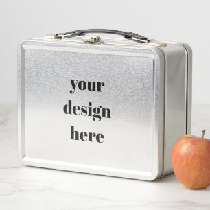 Personalise or Customise Metal Lunch Box