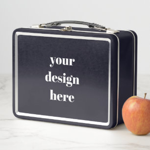 Personalise or Customise Metal Lunch Box
