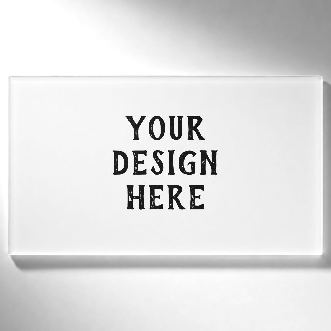 Personalise or Customise  Name Tag (Front)