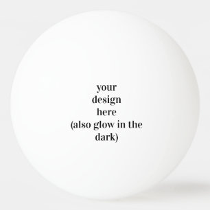 Personalise or Customise Ping Pong Ball