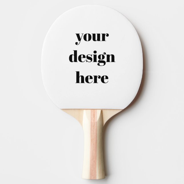 Personalise or Customise  Ping Pong Paddle (Front)