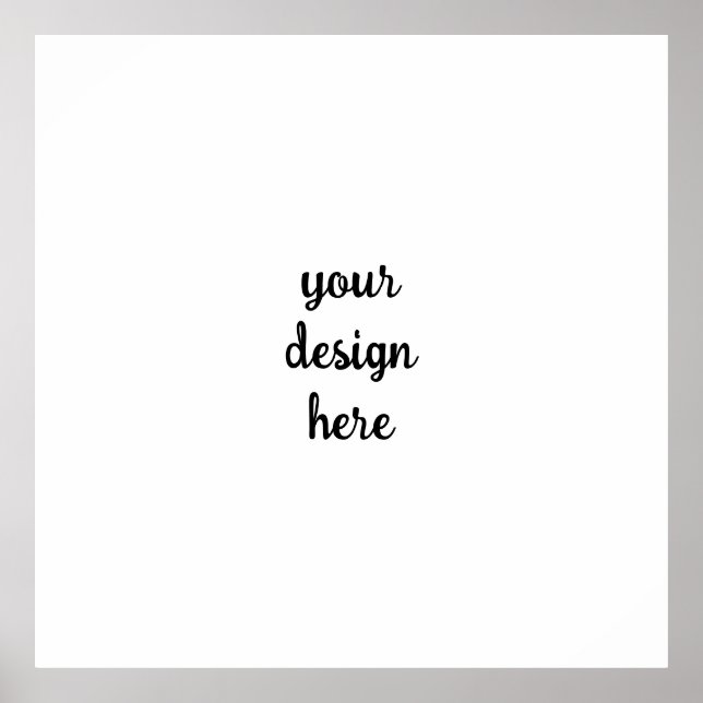 Personalise or Customise  Poster (Front)