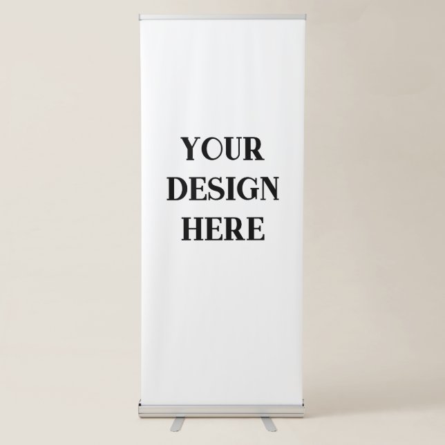 Personalise or Customise  Retractable Banner (Front)