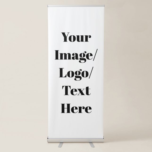 Personalise or Customise Retractable Banner (Front)