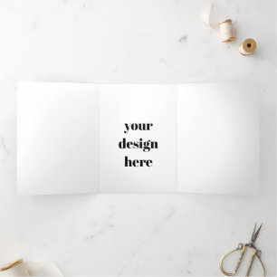 Personalise or Customise  Tri-Fold Card
