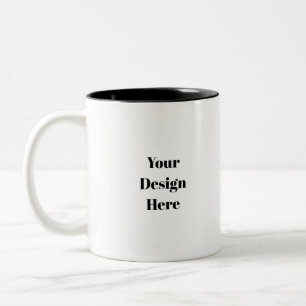 Personalise or Customise Two-Tone Coffee Mug