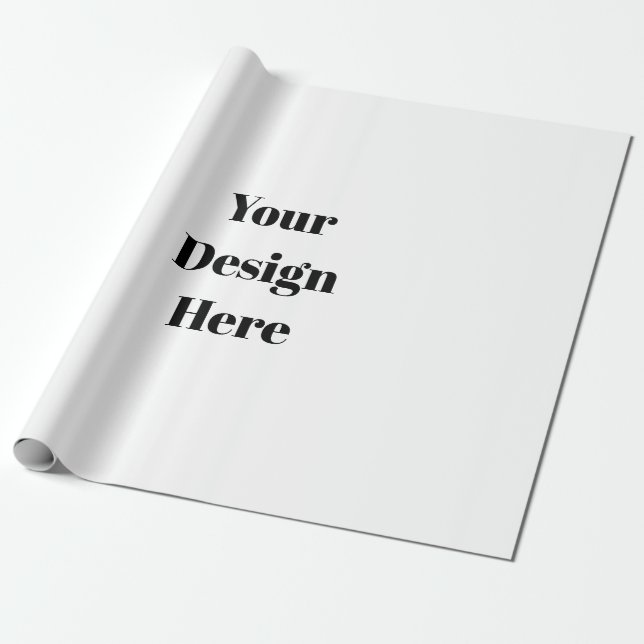 Personalise or Customise  Wrapping Paper (Unrolled)
