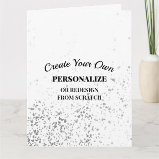 Personalise or Redesign - Create Your Own Card