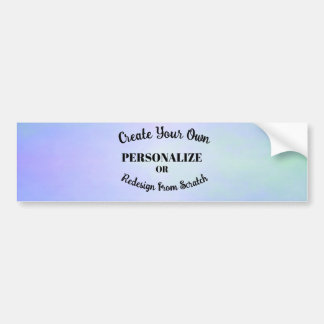 Personalise or Redesign from Scratch - Bumper Sticker
