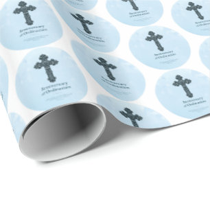 Personalise, Ordination Anniversary Priest, Cross Wrapping Paper