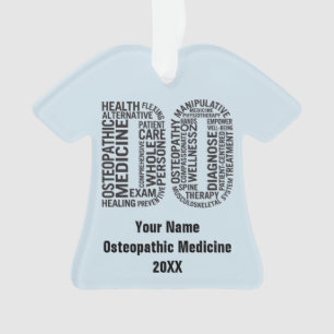 Personalise Osteopathic Medicine DO Osteopathy Ornament