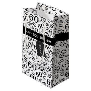 Personalise: Over The Hill 60th Birthday Theme (S) Small Gift Bag